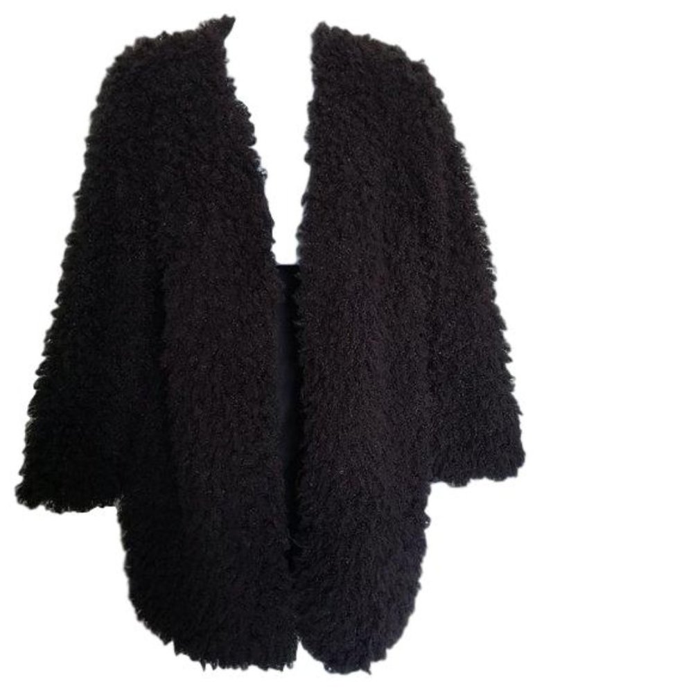 Vertigo Paris Fuzzy Knit Sweater/Jacket Size M